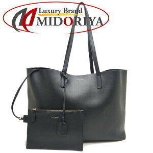 SAINT LAURENT tote bag black leather